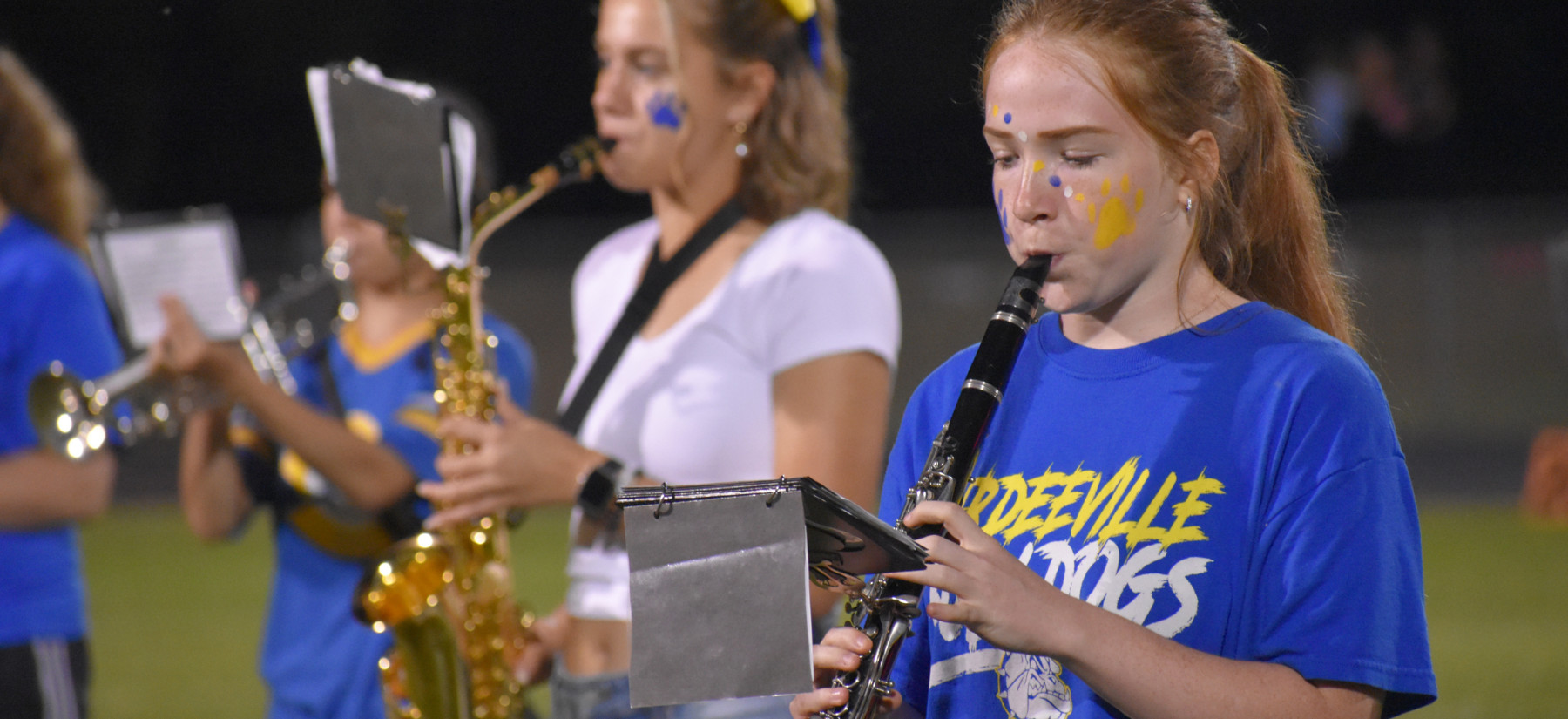 Pardeeville band at Homecoming