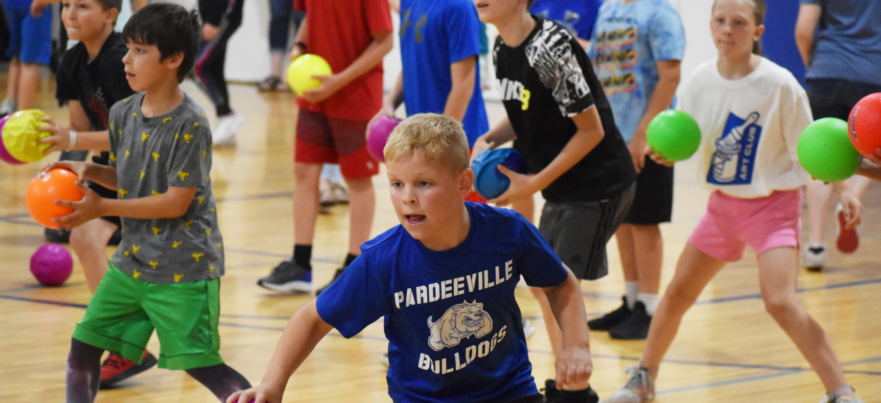 Dodgeball at Pardeeville Elementary